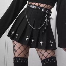 Load image into Gallery viewer, Gothic Pleated Mini Skirt
