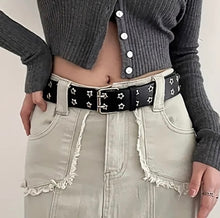 Load image into Gallery viewer, Star Studded Leather Belt
