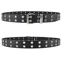Load image into Gallery viewer, Star Studded Leather Belt
