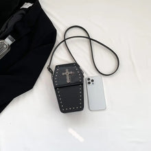 Load image into Gallery viewer, Gothic Casket Crossbody Bag
