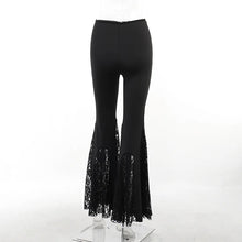 Load image into Gallery viewer, Contrast Lace Flare Pants
