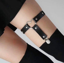 Load image into Gallery viewer, Faux Leather Leg Garter
