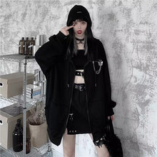 Load image into Gallery viewer, Gothic Harajuku Hooded Jacket
