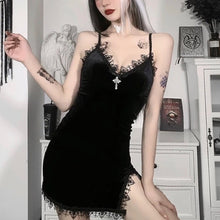 Load image into Gallery viewer, Gothic Cross Mini Dress
