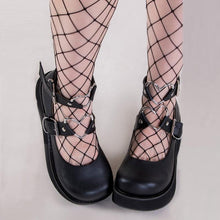 Load image into Gallery viewer, E-Girl Heart Buckle Shoes
