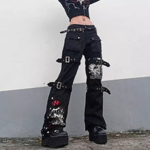 Load image into Gallery viewer, Mega Punk Buckle Pants
