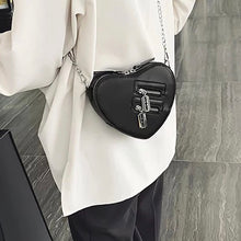 Load image into Gallery viewer, Gothic Heart Crossbody Bag
