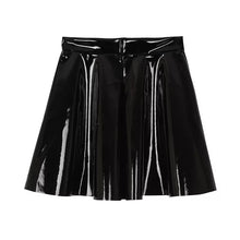 Load image into Gallery viewer, Gothic Vinyl Mini Skirt
