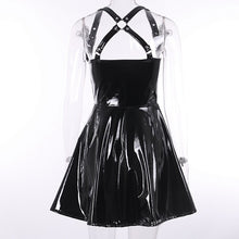 Load image into Gallery viewer, Rebel Vinyl Mini Dress
