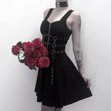 Load image into Gallery viewer, Punk Zip Up Dress
