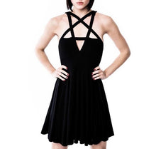 Load image into Gallery viewer, Pentagram Strap Dress
