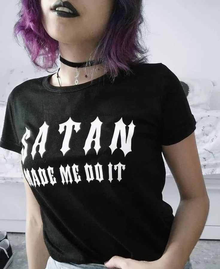 Satan Made Me Do It T-Shirt