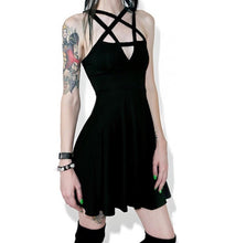 Load image into Gallery viewer, Pentagram Strap Dress
