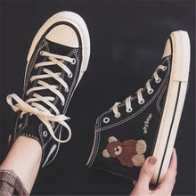 Load image into Gallery viewer, Teddy Bear High Top Sneakers
