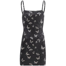 Load image into Gallery viewer, Gothic Butterfly Mini Dress
