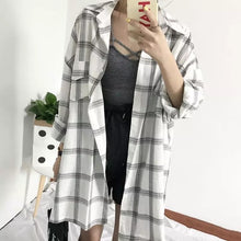 Load image into Gallery viewer, Oversized Flannel Shirt
