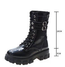 Load image into Gallery viewer, Studded Patent Leather Boots
