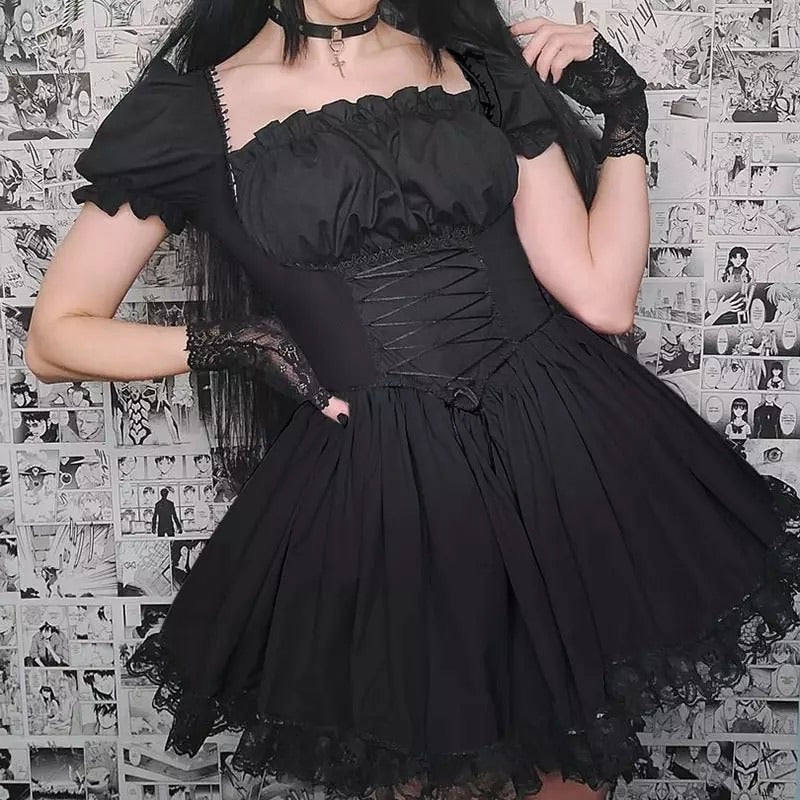 Gothic Corset Vintage Dress