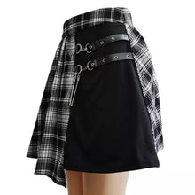 Load image into Gallery viewer, Punk Plaid Mini Skirt
