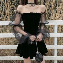 Load image into Gallery viewer, Gothic Charm Mini Dress
