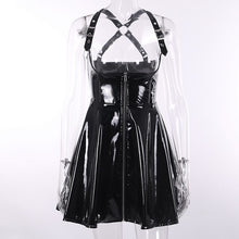 Load image into Gallery viewer, Rebel Vinyl Mini Dress
