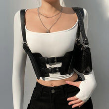 Load image into Gallery viewer, PU Leather Buckle Corset Belt
